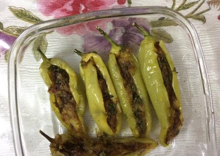 Recipe of Award-winning Stuffed mulag (mirchi)chilli