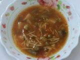 شوربة خضار على أصولها