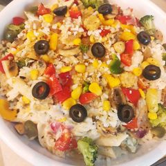 A picture of Bachemel sauce pasta.