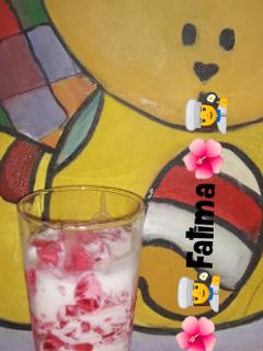 عکسی از دستور ژله بستنی خوشمزه 😍 😋