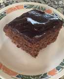 Bizcochuelo de chocolate con cobertura crujiente