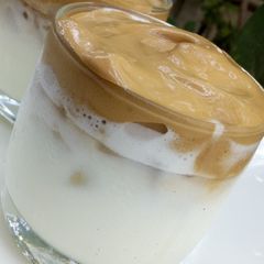 A picture of Dalgona Coffee.
