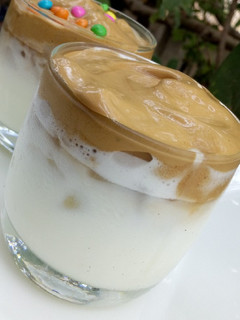 A picture of Dalgona Coffee.