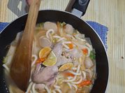 Gambar mie udon kuah daging
