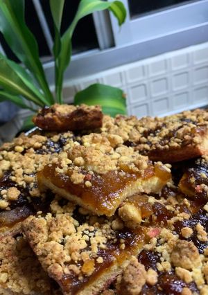 Una foto de Crumble de Manzana