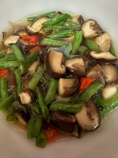 Gambar Shiitake Long Beans Oyster Sauce