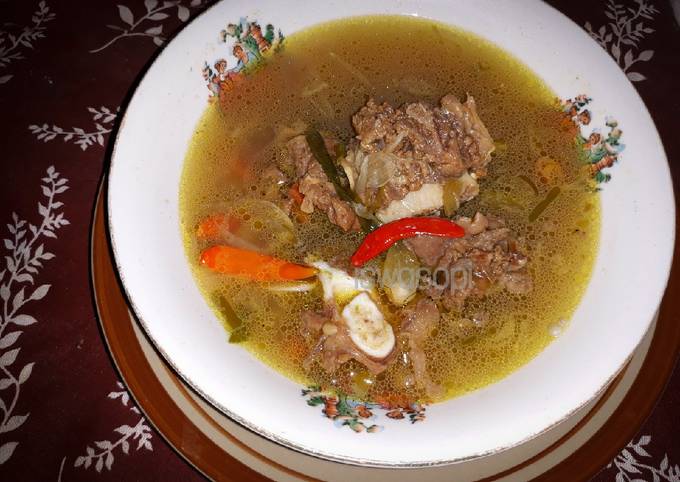 Cara Memasak Asem asem balungan sapi Murah