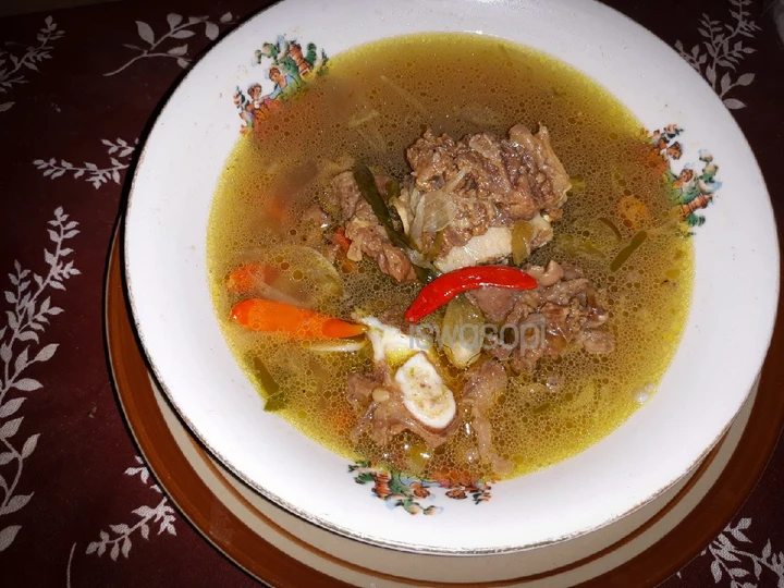 Cara Mudah Menyiapkan Resep Asem asem balungan sapi Anti Ribet, Lezat Sekali