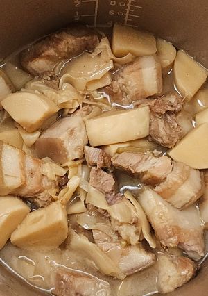 竹筍滷五花 的食譜成品照片