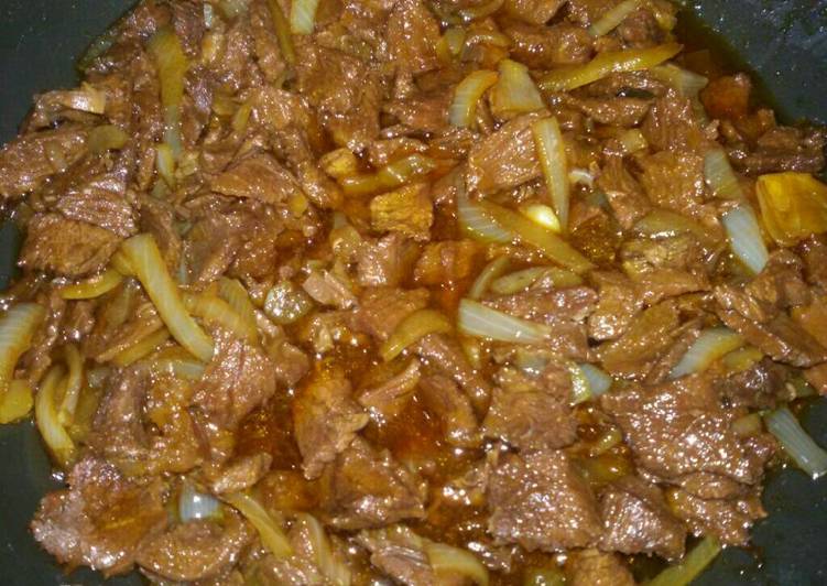 Meat Slice Teriyaki ala Manda