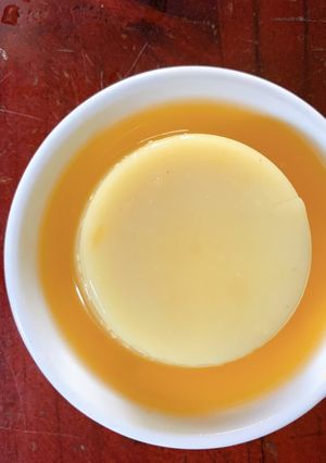 Hình của món Đậu hũ non khoai lang sốt quýt.
