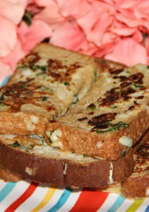 A picture of Indian Style Masala Eggy Bread Toast.