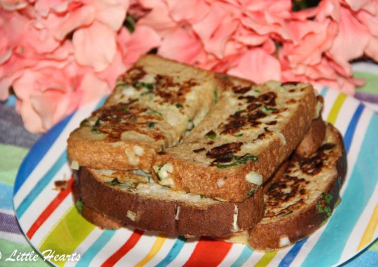 Simple Way to Make Speedy Indian Style Masala Eggy Bread Toast