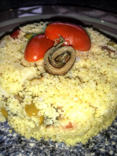 Una foto de Ensalada de Cuscus y ahumado