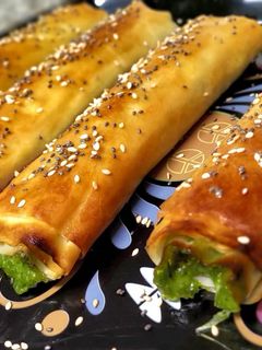 Foto de Pastéis de espinafres e massa filo