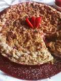 Torta sbrisolona fragole e mascarpone