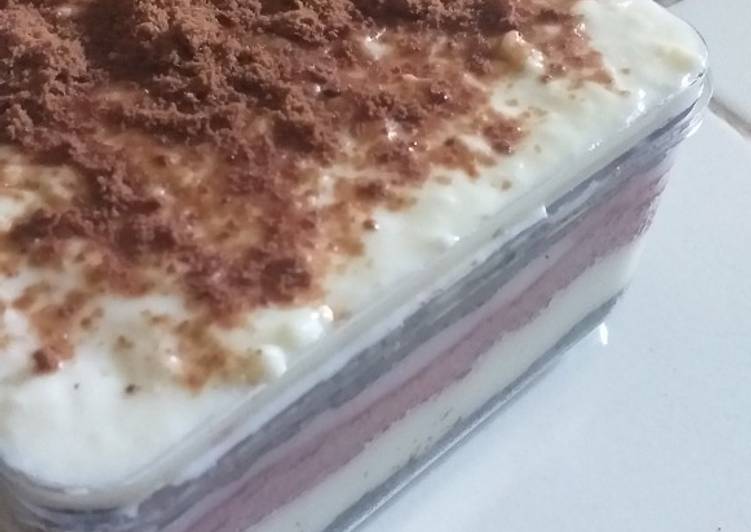 Rahasia Bikin Dessert Box Oreo Cheese Milo, Lezat