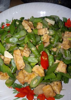 Foto resep Tumis buncis ala rumahan simple