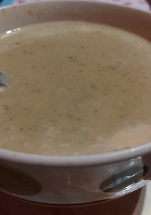 Una foto de Sopa de Zapallitos y Arvejas 💚