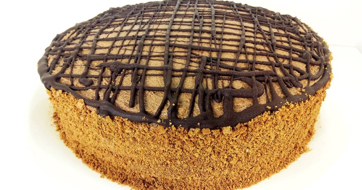Торт Чудохлеб Пражский со сметанным кремом 700 г