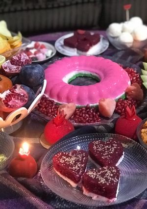عکسی از دستور دسر لبو