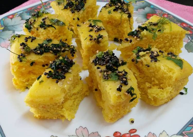 Recipe of Ultimate Moong Dal Dhokla