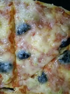صورة لوصفة بيتزا