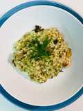 Risotto de verduritas y bacon!
