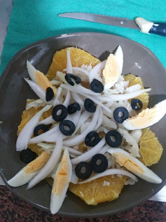 Una foto de Remojón Granadino (Ensalada de naranja y bacalao)