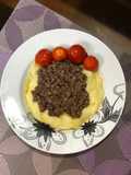 Aligot com ragu de cordeiro