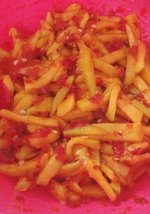 Foto resep sambal mangga
