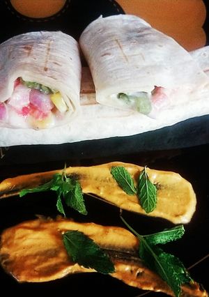 A picture of Veggie Mayo Wrap.