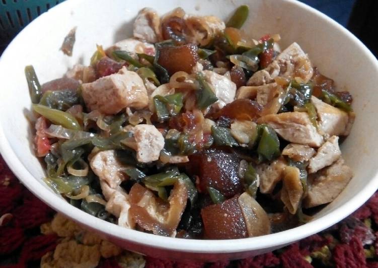 How to Prepare Perfect Oseng kikil cabe ijo