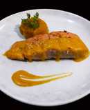 SP.0828 - Cá Hồi Sốt Bí Đỏ Phô Mai