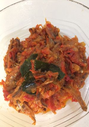 Foto resep Sambel Teri Daun Jeruk