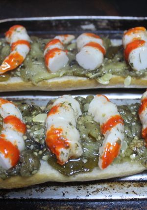 Foto principal de Panini de colas de langostinos de surimi