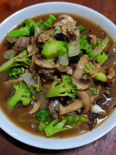 Foto resep Brokoli sapi cah jamur
