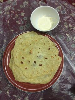 صورة لوصفة رقاق طرى (مبطوط نص بطة)