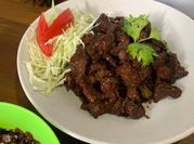Gambar sate sapi goreng