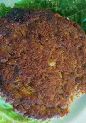 A picture of Chickpea Patties.
