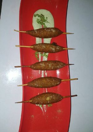 A picture of Kababs.