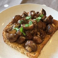 Breakfast Mushrooms on Toast A picture of Breakfast Mushrooms on Toast.
