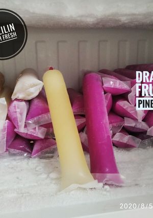 Foto resep Es lilin dragon fruit