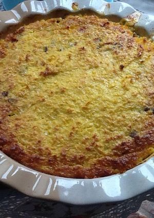 Una foto de Pastel de carne y maíz