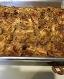 Budín de pan sin lactosa, de manzana y banana 