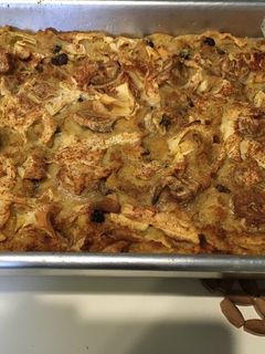 Una foto de Budín de pan sin lactosa, de manzana y banana 