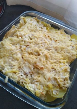 Une photo de Gratin pomme de terre céleri
