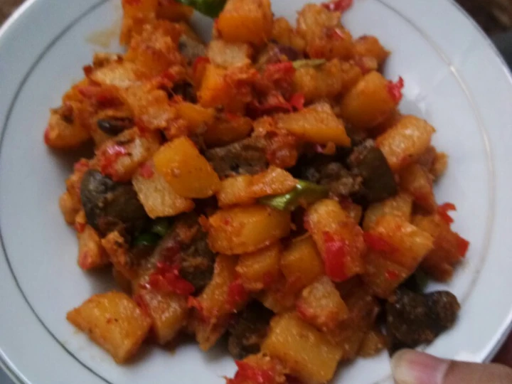 Cara Gampang Membikin Resep Sambel Ati Kentang Goreng yang Menggugah Selera Anti Ribet, Sempurna