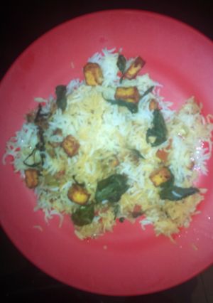 A picture of Paneer Dum Biriyani.