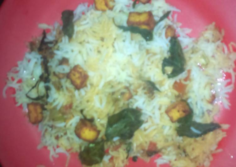Easiest Way to Prepare Homemade Paneer Dum Biriyani
